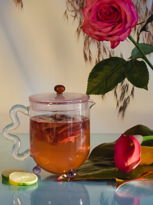 The Qi - Bloom Glass Tea Pot
